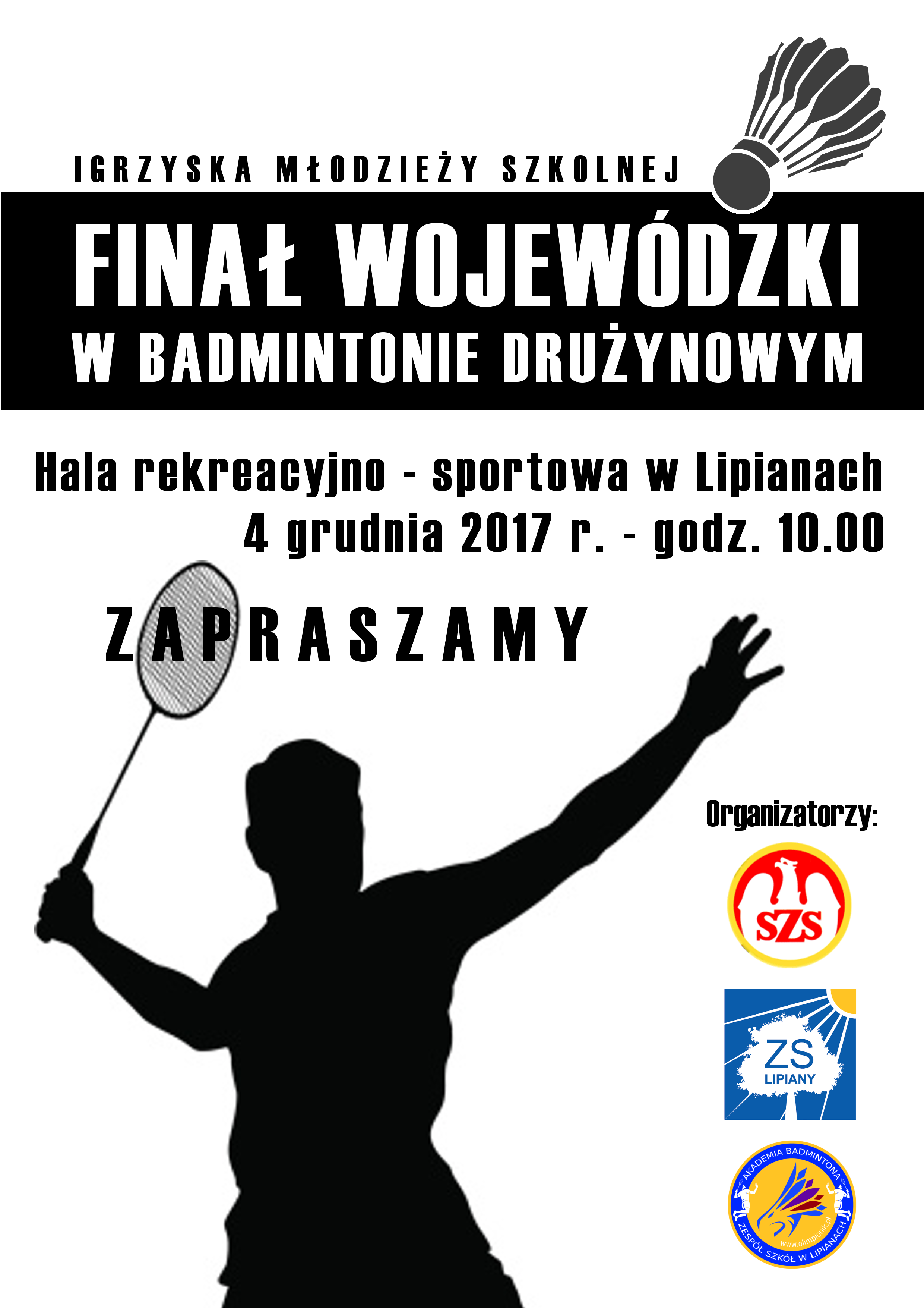 plakat Finał Badminton IMS