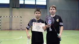 IV i VII miejsce w Finałach Wojewódzkich w Badmintonie Drużynowym w ramach Igrzysk Dzieci - Sianów 2017_23