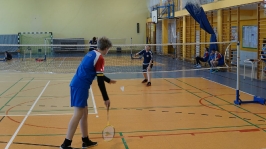Feryjny Powiatowy Turniej Badmintona - Kozielice_1