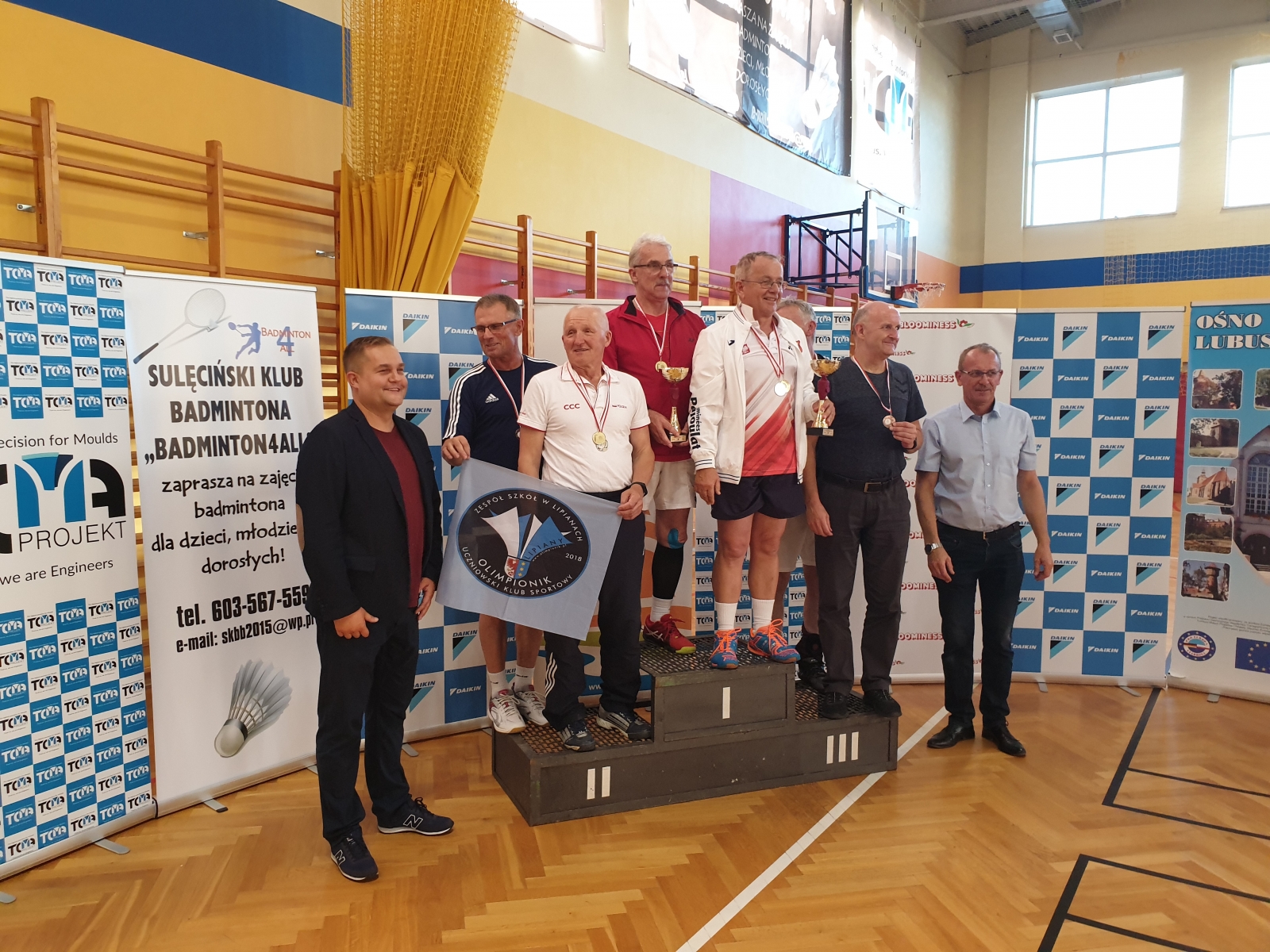 Seniorski Turniej Badmintona o Puchar Burmistrza Ośna Lubuskiego_7